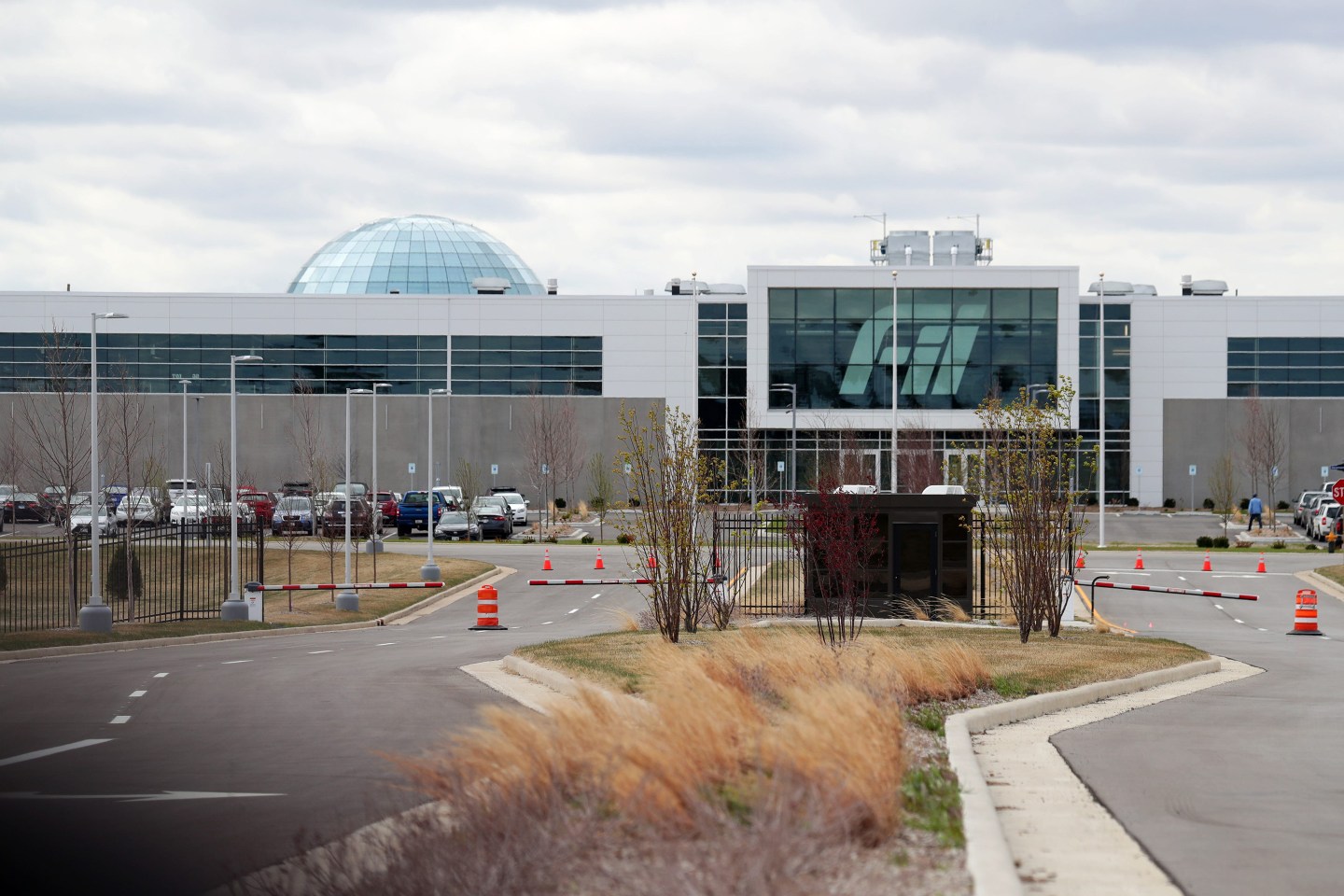 The Foxconn complex in Mount Pleasant is shown on Monday, April 19, 2021.
