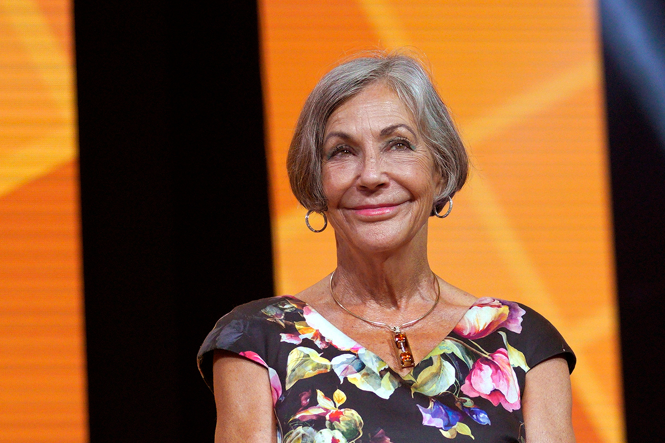 Alice Walton during the annual Walmart shareholders meeting event on June 1, 2018 in Fayetteville, Arkansas.