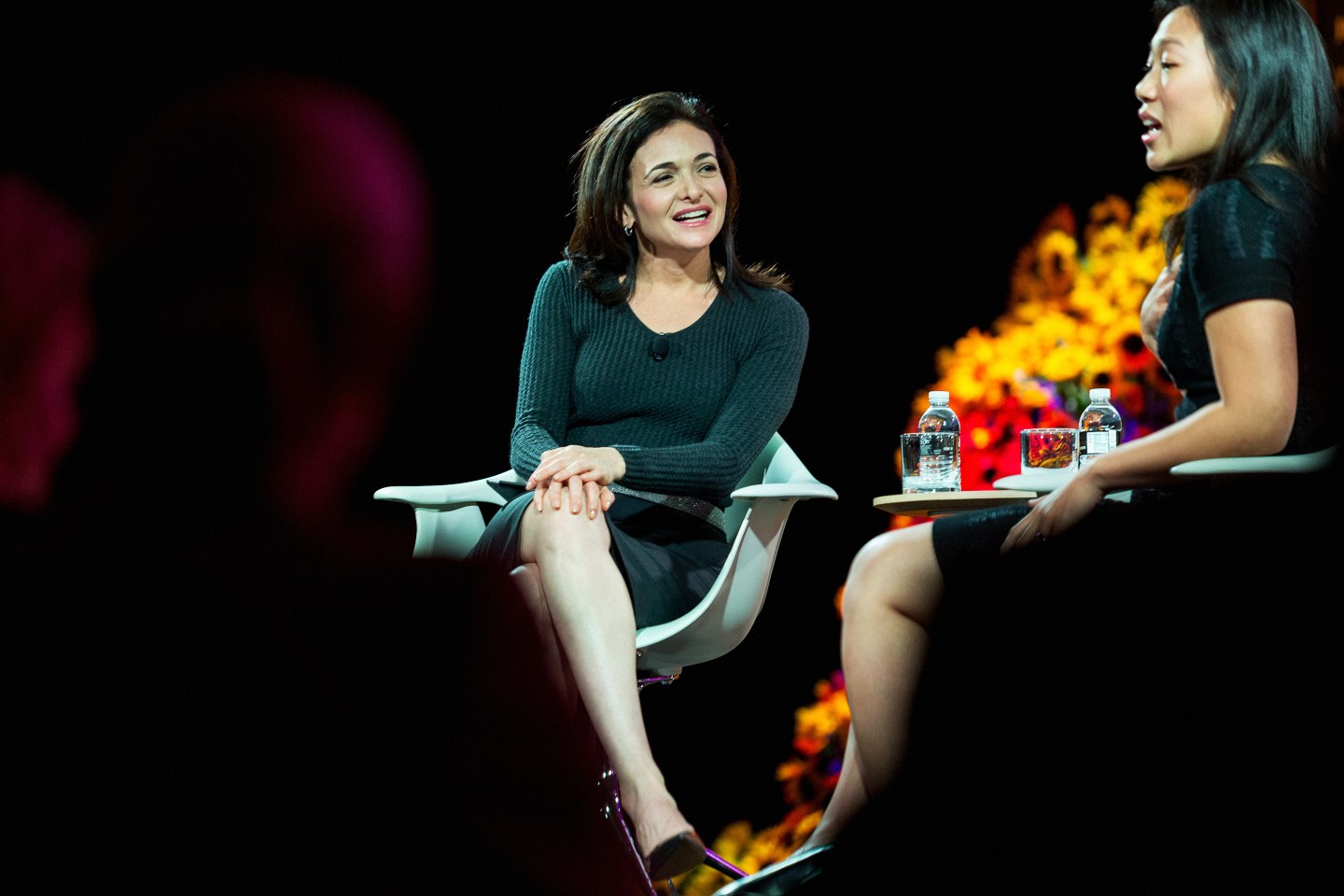 Sheryl Sandberg and Priscilla Chan.