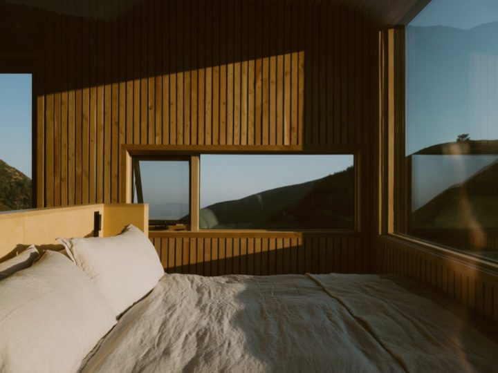 A rendering of Find Sanctuary's tiny house cabin