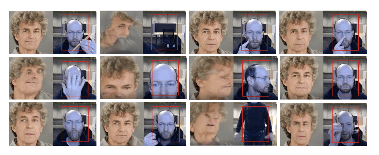 Image showing screen captures of researcher Yisroel Mirsky performing a number of deepfake detection methods.