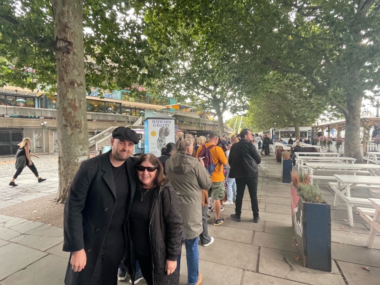 Queue at Southbank in London