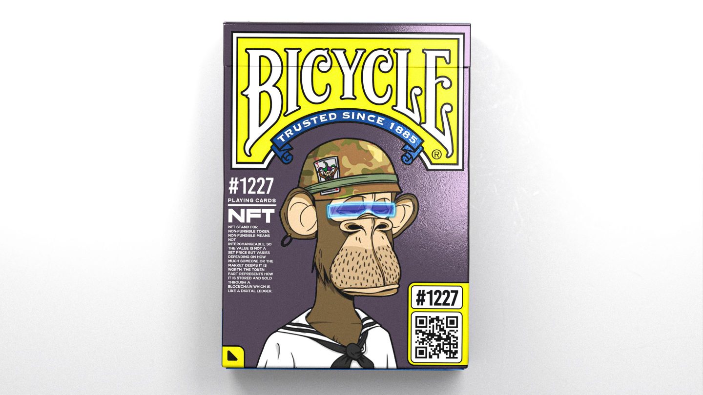 Bored Ape Yacht Club-themed Bicycle playing cards