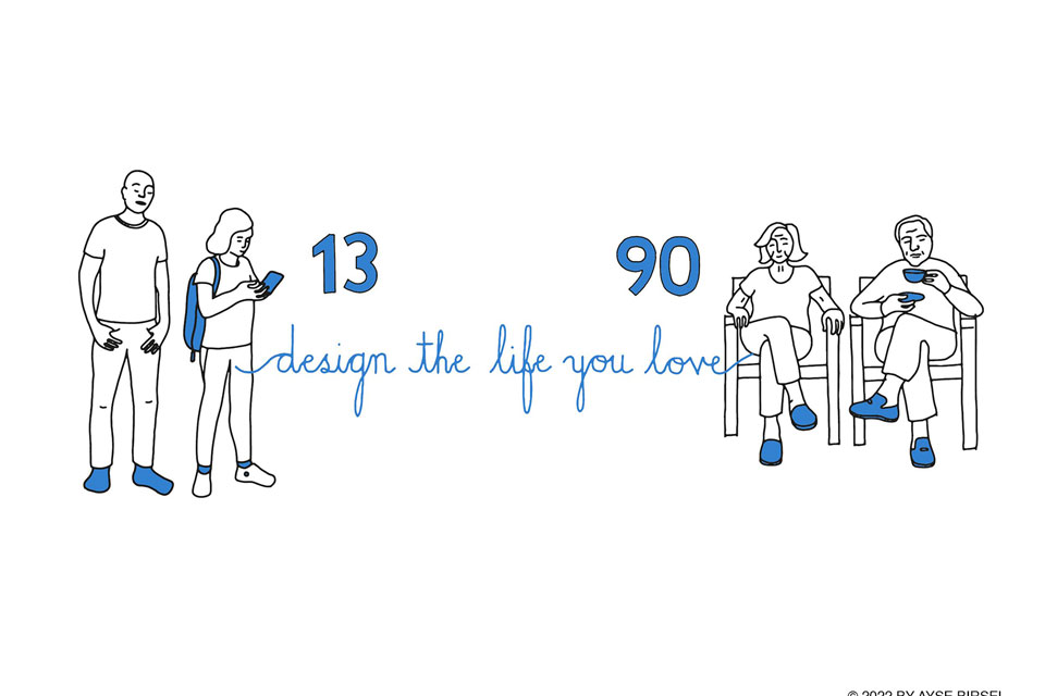 Illustration from the book Design The Long Life You Love.