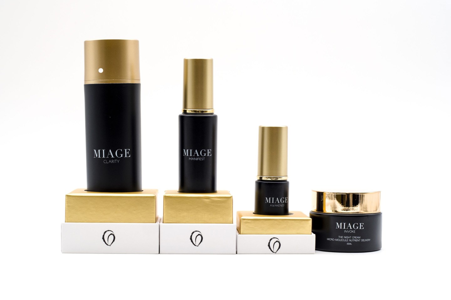 A picture of four skincare products