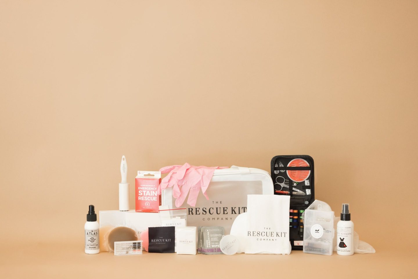 An assortment of products