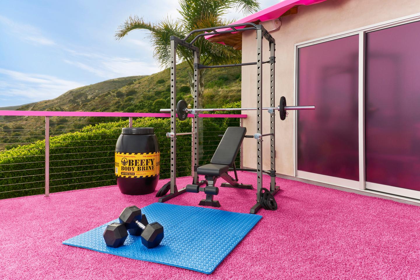 The outdoor gym