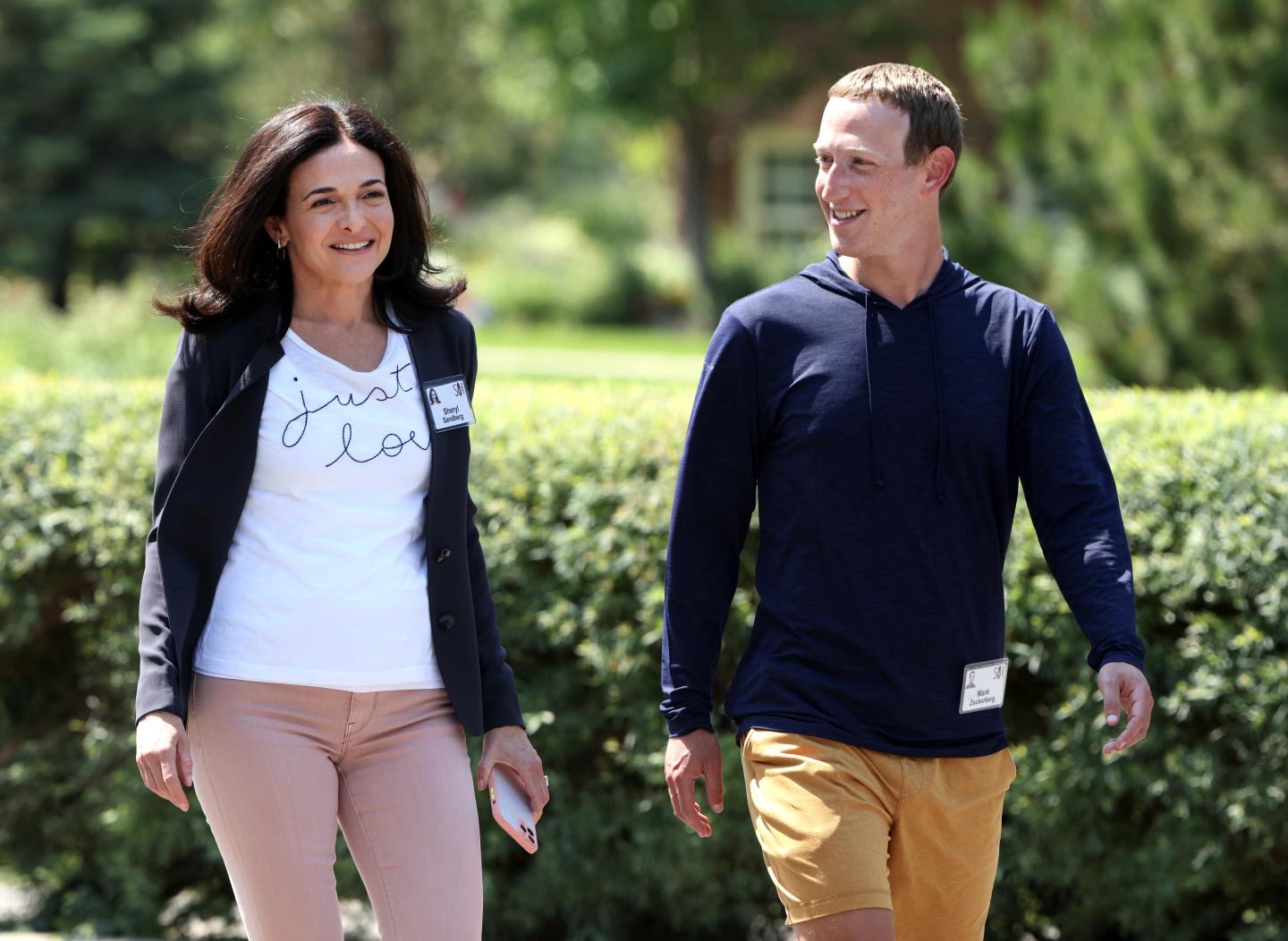 The "late wave" millennial CEO Mark Zuckerberg and his Gen X partner, Sheryl Sandberg.