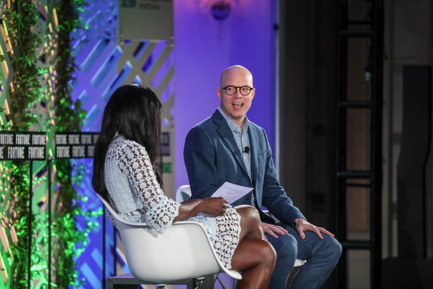 Davis Smith of Cotopaxi at the Fortune Impact Initiative 2022.