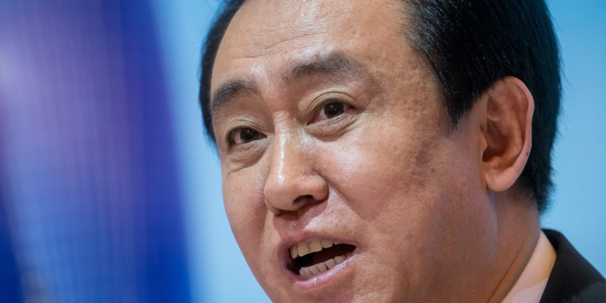 China Evergrande&rsquo;s founder is no longer a billionaire after the man once worth $42 billion loses 98% of his wealth
