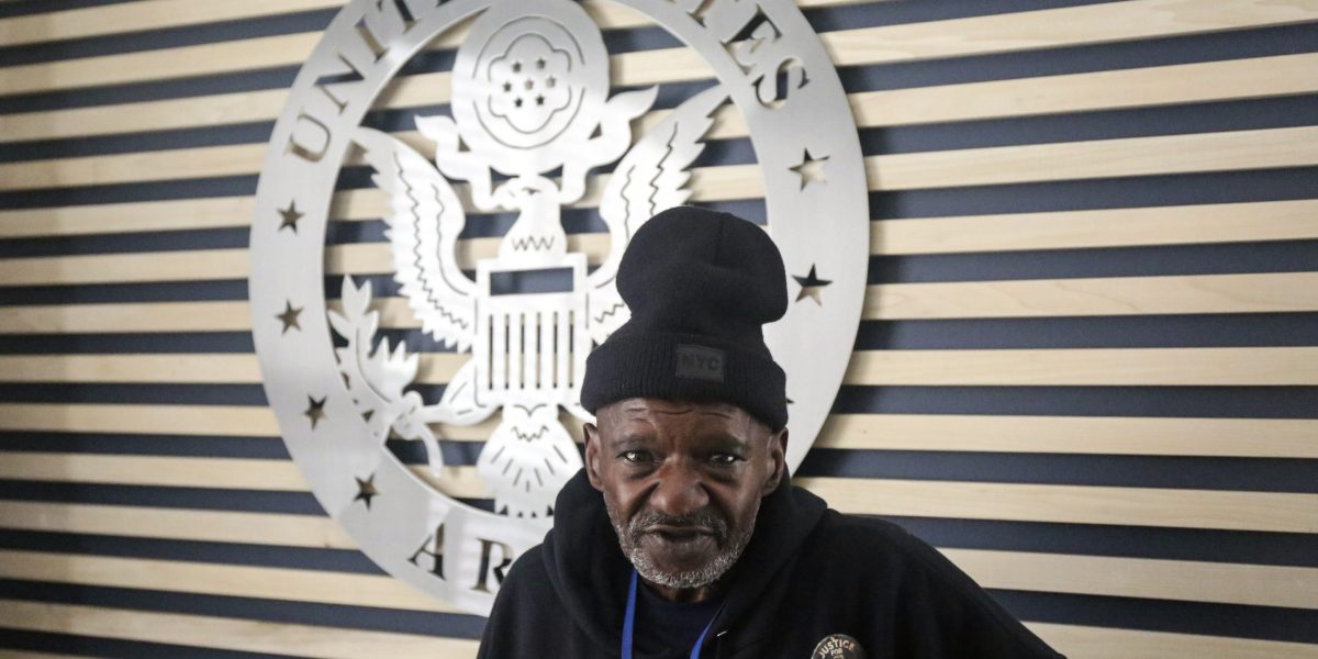 The government has cut the homeless veteran population by over 50% in a decade, but 33,000 are still on the streets