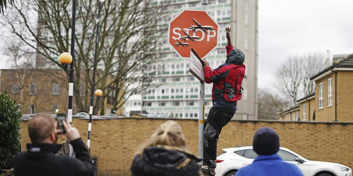 Stolen Banksy artwork results in second arrest of a suspect by London police