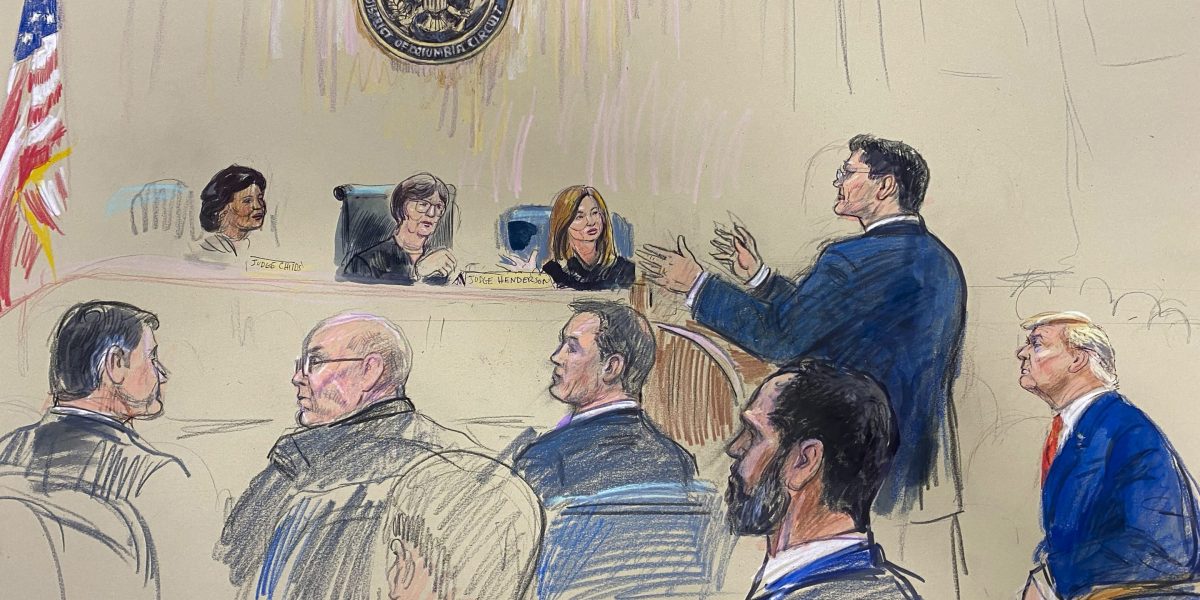 Trump appeal judges express deep skepticism that he deserves absolute immunity from prosecution as ex-president looks on